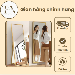 Gương cao cấp - Gương toàn thân khung viền gỗ tự nhiên, sang trọng và hiện đại